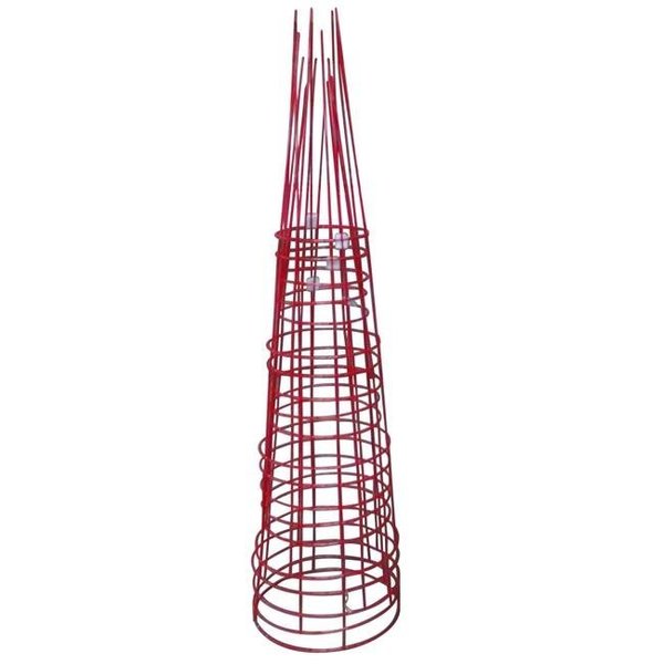 Glamos Wire Products Glamos Wire Products 786575 54 in. Heavy Duty Red Plant Support - Pack of 5 786575